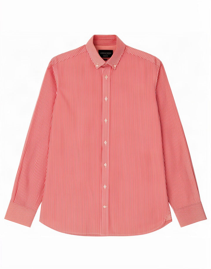 Hackett Chemise Homme Coton Rayé Rouge Moyen
