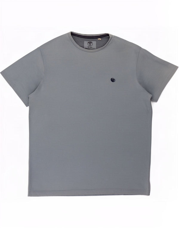 Fat Face T-Shirt Homme Bleu Moyen Coton