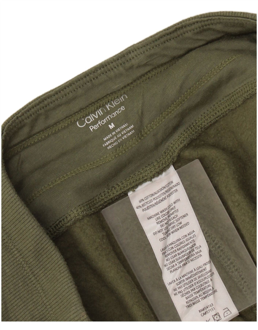 CALVIN KLEIN Pantalon de survêtement graphique pour femme Joggers UK 14 Kaki moyen