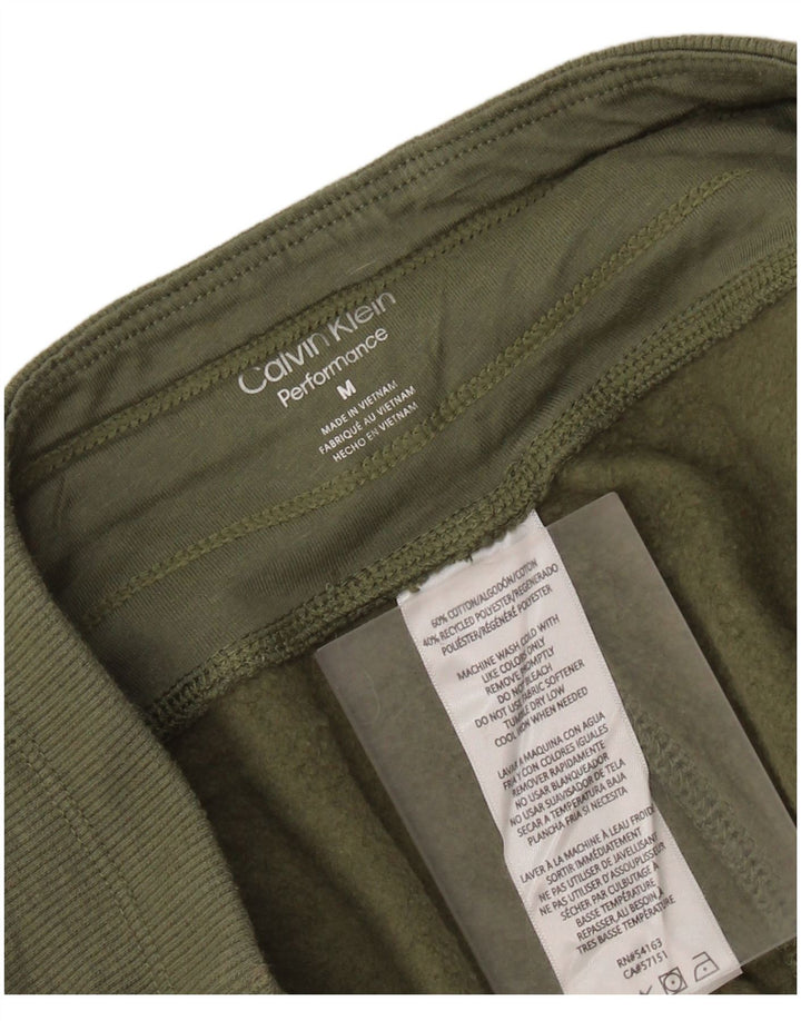 CALVIN KLEIN Pantalon de survêtement graphique pour femme Joggers UK 14 Kaki moyen