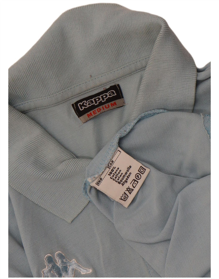 Kappa Polo Femme UK 12 Bleu Moyen Coton