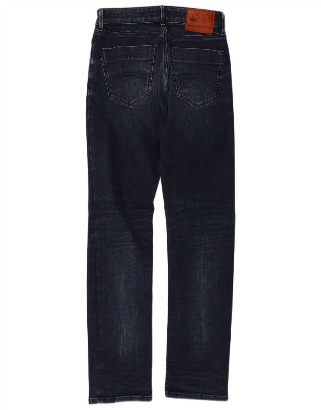TOMMY HILFIGER Jean Slim Scanton Homme W28 L32 Bleu Marine Coton
