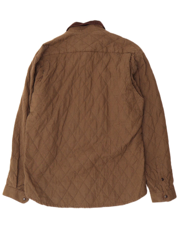 Barbour Veste matelassée pour homme UK 40 Grand coton kaki