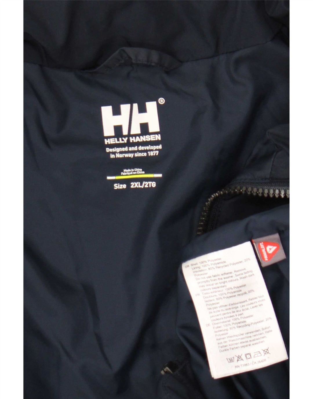 Helly Hansen Veste Bomber Homme UK 44 2XL Bleu Marine Polyester