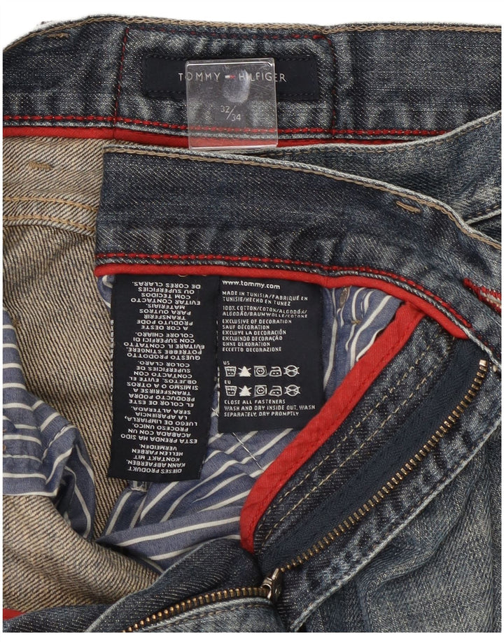 Tommy Hilfiger Jean Bootcut Homme W32 L34 Bleu Coton