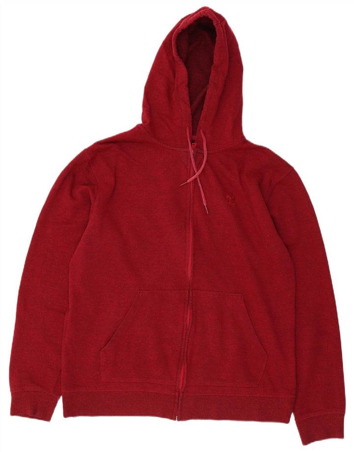 DC Pull à capuche zippé pour homme XL Rouge moucheté