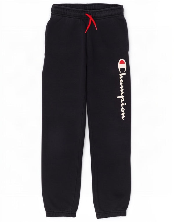 Champion Pantalon de survêtement pour garçon 7-8 ans Petit Bleu Marine Sports