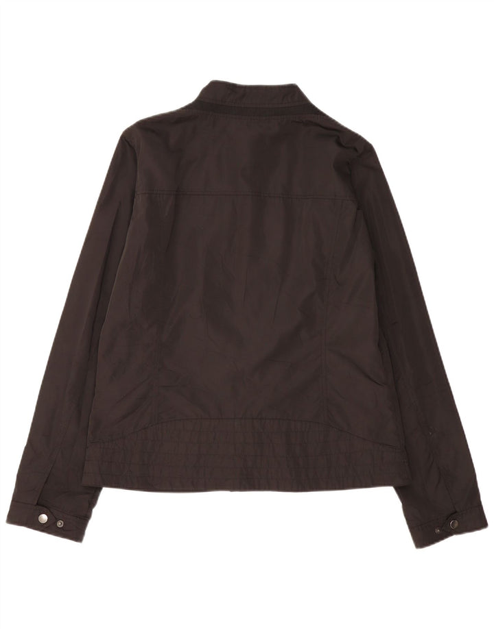 Geox Respira Bomber Jacket UK 14 Large Noir Polyester