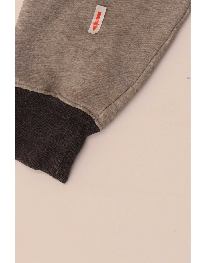 Champion Sweat-Shirt Homme Gris Colorblock Small