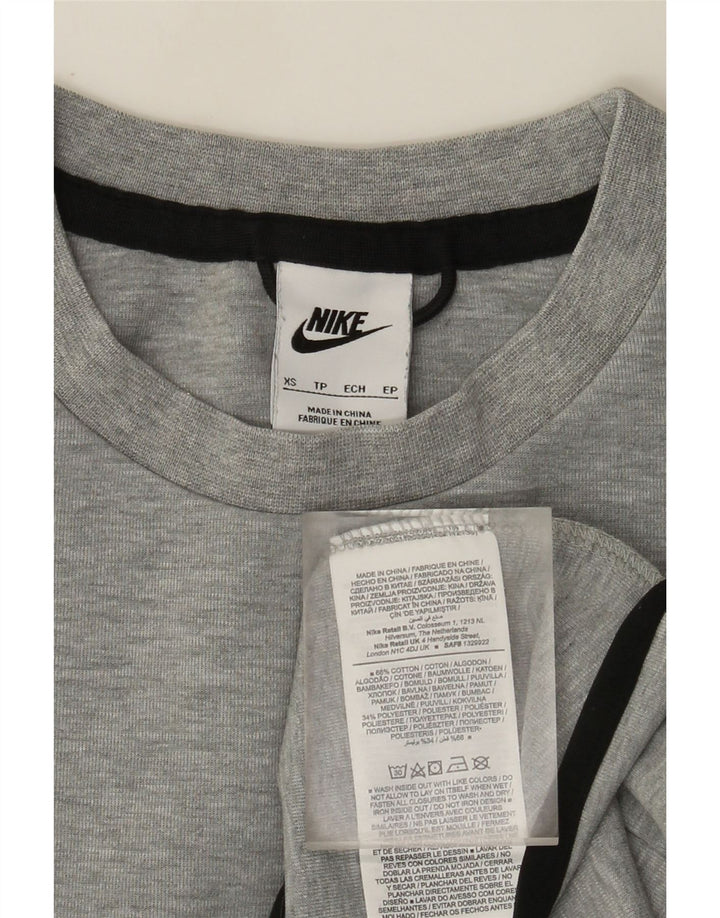 Nike Mens Sweatshirt Jumper XS Gris Moucheté Coton