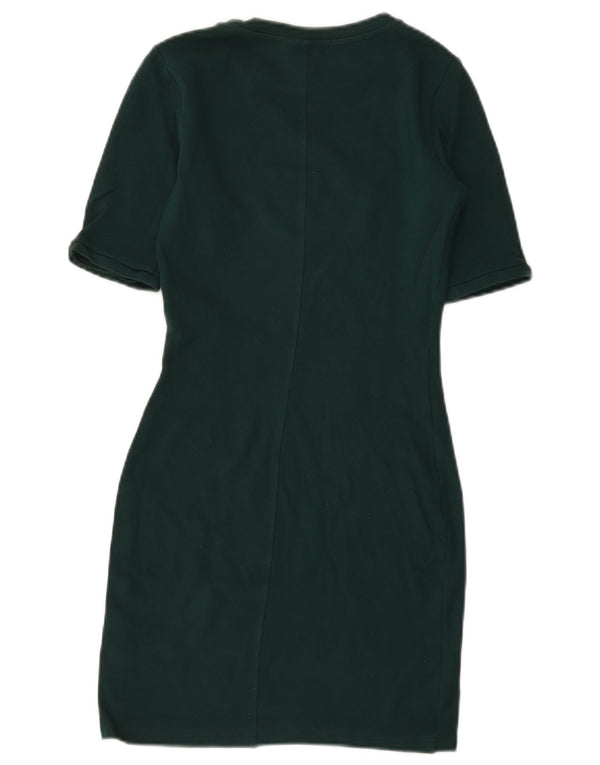 Topshop Robe fourreau pour femme UK 6 XS Vert Viscose