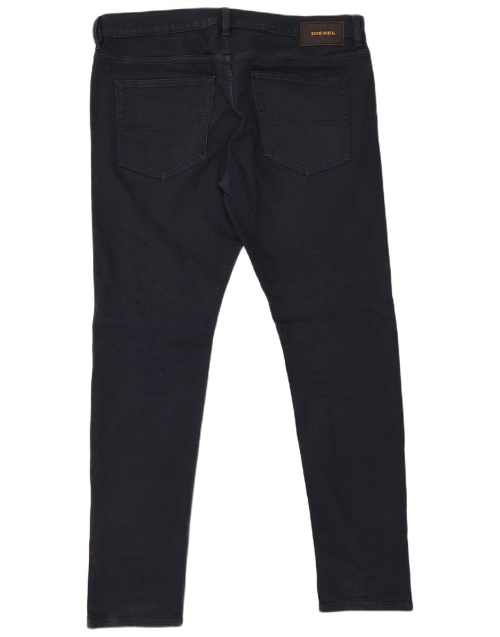 DIESEL Jean Slim Homme W36 L32 Bleu Marine Coton