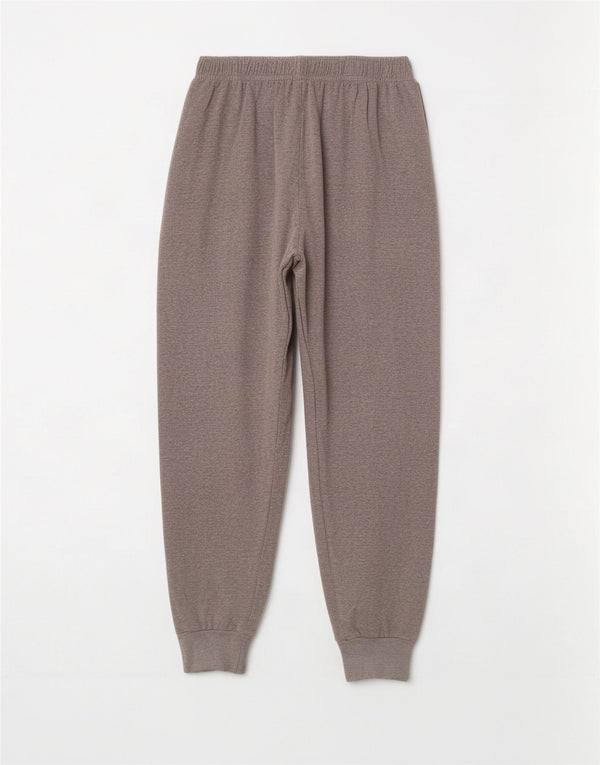 Lotto Pantalon De Survêtement Homme Joggers Large Gris Moucheté Coton