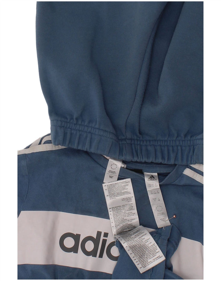 ADIDAS Ensemble 2 Pièces Graphique Garçon 3-4 Ans Coton Colorblock Bleu