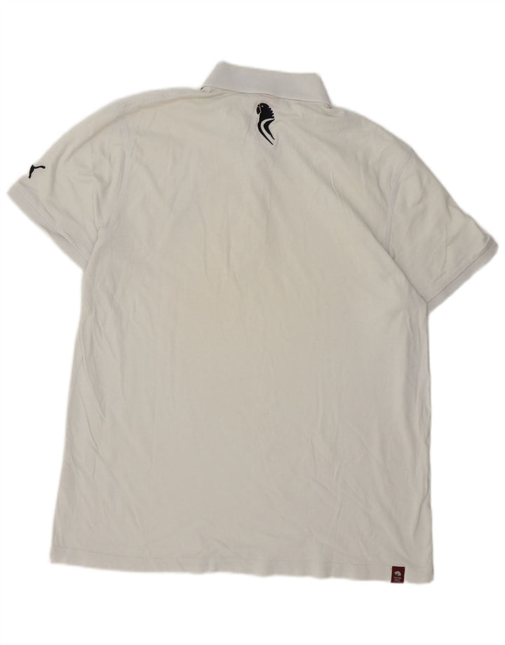 Puma Polo Homme XL Blanc Coton