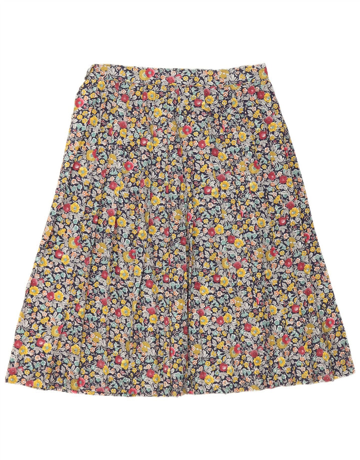 VINTAGE Jupe trapèze femme W28 Medium multicolore floral