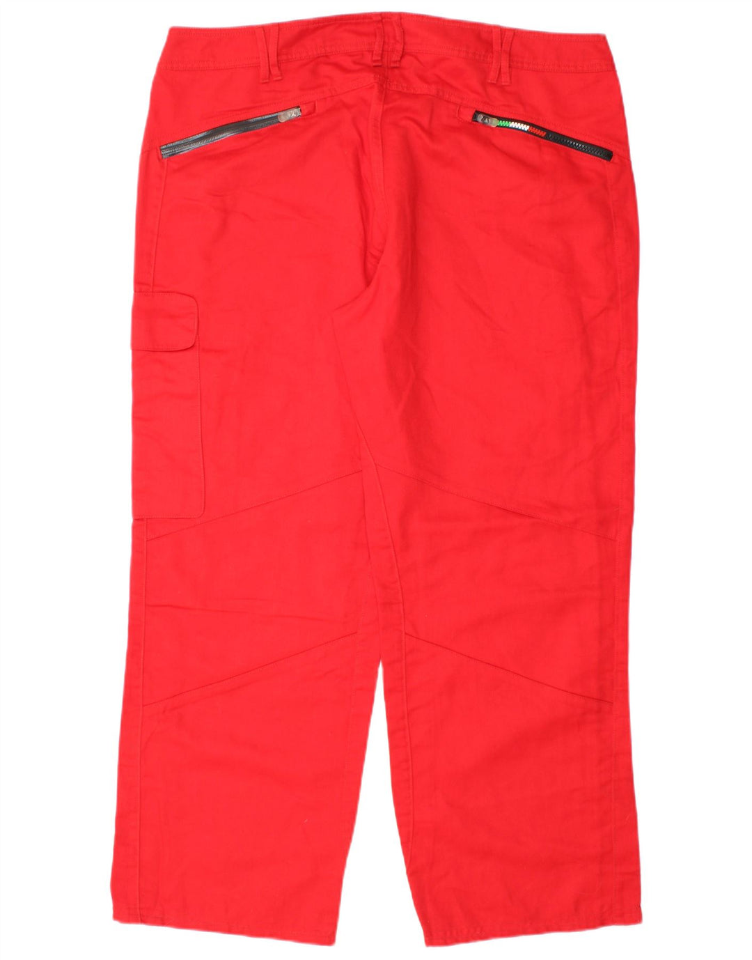 PUMA Pantalon Cargo Droit Homme W36 L28 Rouge