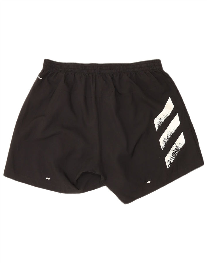 Adidas Short de sport Aeroready Graphic pour homme en polyester noir moyen