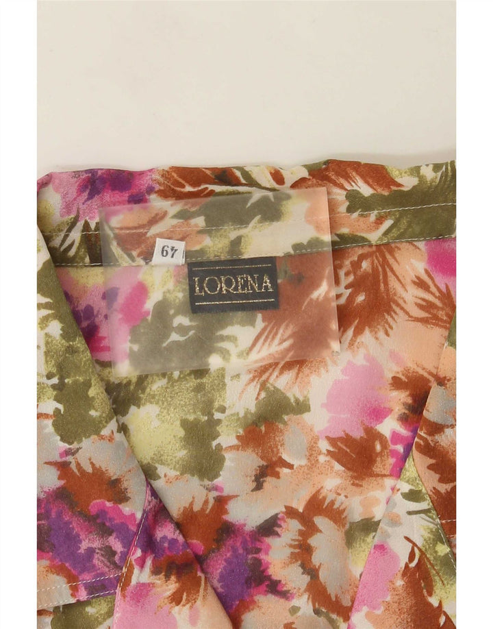 Lorena Chemise à Manches Courtes Femme IT 49 XL Multicolore Floral