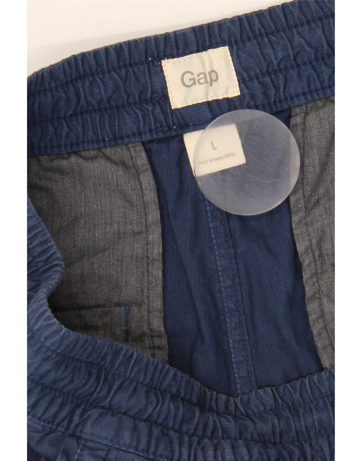 Gap Short Chino Homme Large W36 Bleu Marine Coton