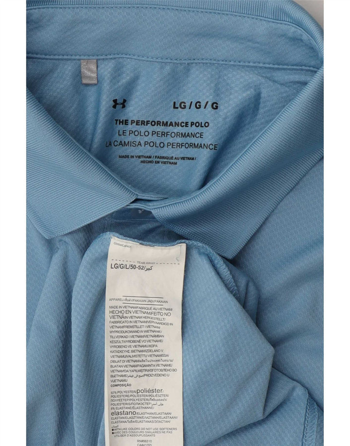 Under Armour Polo Homme Grand Bleu Polyester