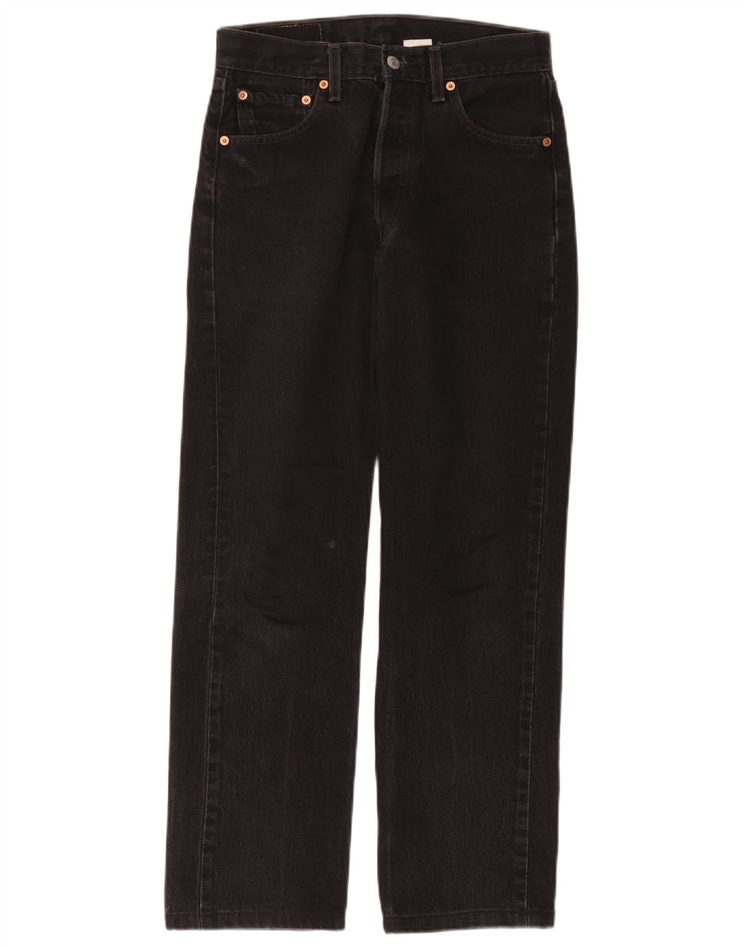 Levi's Jean Droit 501 Femme W29 L28 Noir Coton