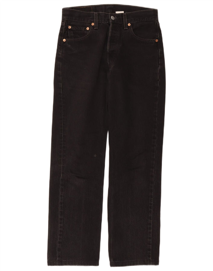 Levi's Jean Droit 501 Femme W29 L28 Noir Coton