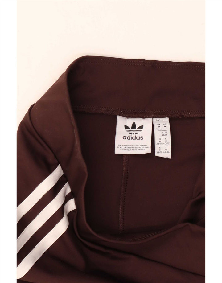 Adidas Leggings Flare pour femme UK 12/14 Marron moyen