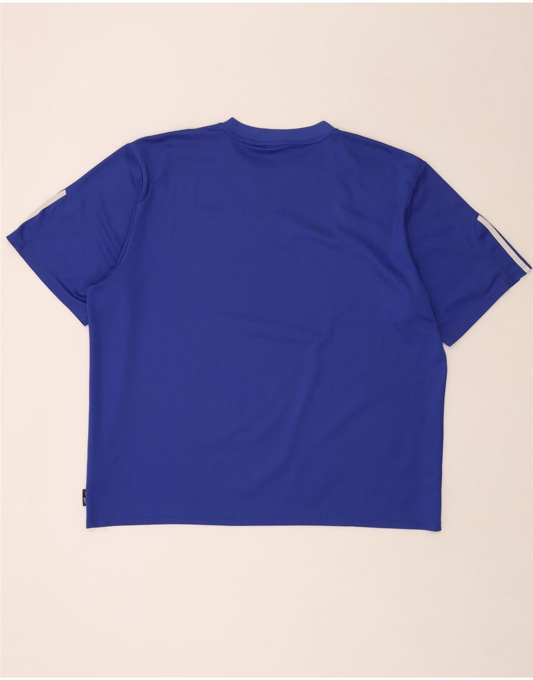 ADIDAS Hommes Climalite T-Shirt Haut 2XL Bleu Polyester
