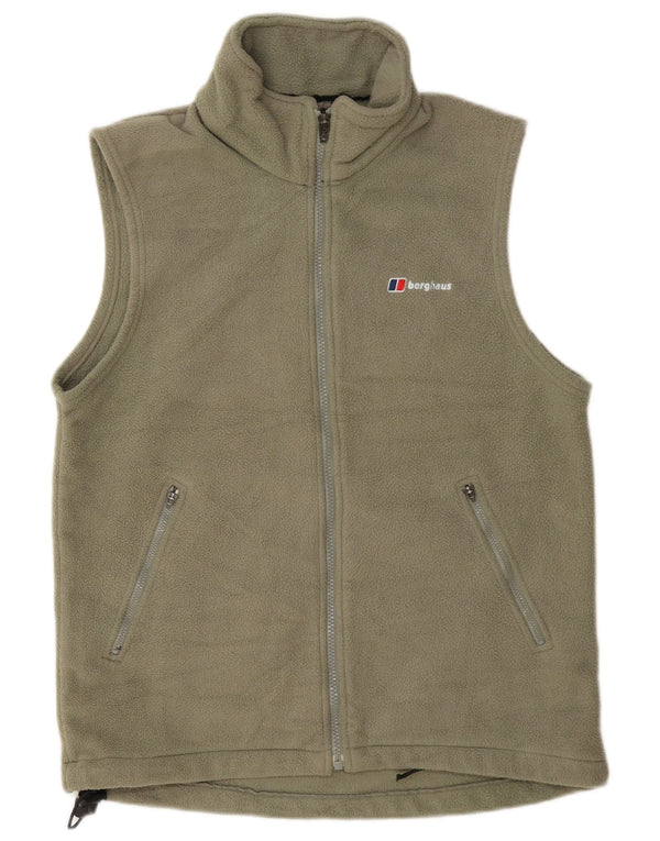 Berghaus Gilet polaire pour femme UK 44 Medium Kaki Polyester