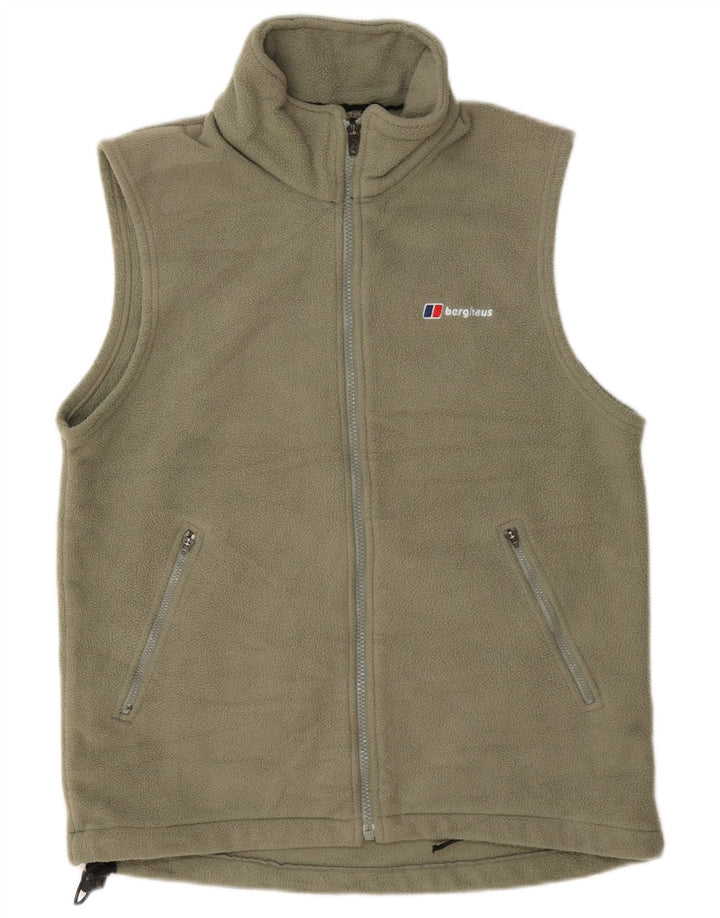 Berghaus Gilet polaire pour femme UK 44 Medium Kaki Polyester