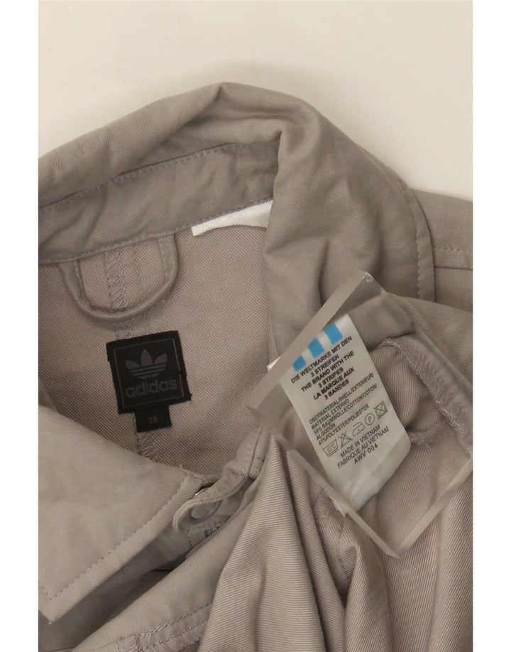 Adidas Veste Bomber Femme EU 38 Coton Gris Moyen