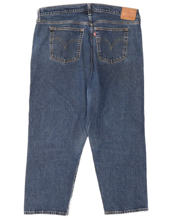 Levi's Jean droit 501 femme US 16 2XL W40 L26 bleu coton