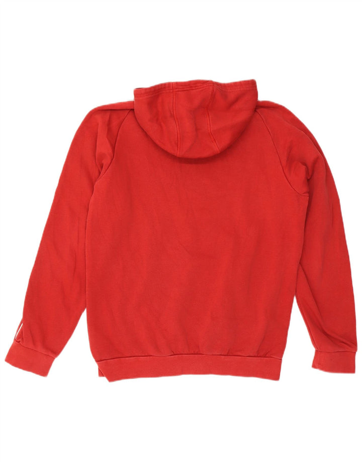 ADIDAS Pull à capuche pour homme en coton rouge moyen