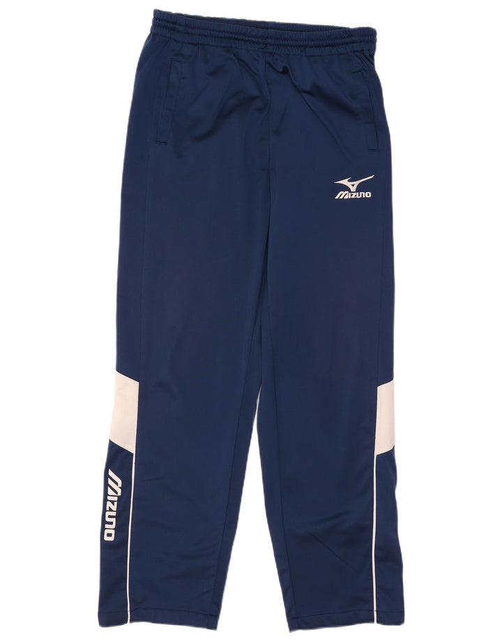 Mizuno Pantalon de survêtement graphique pour homme Large Bleu marine Colourblock