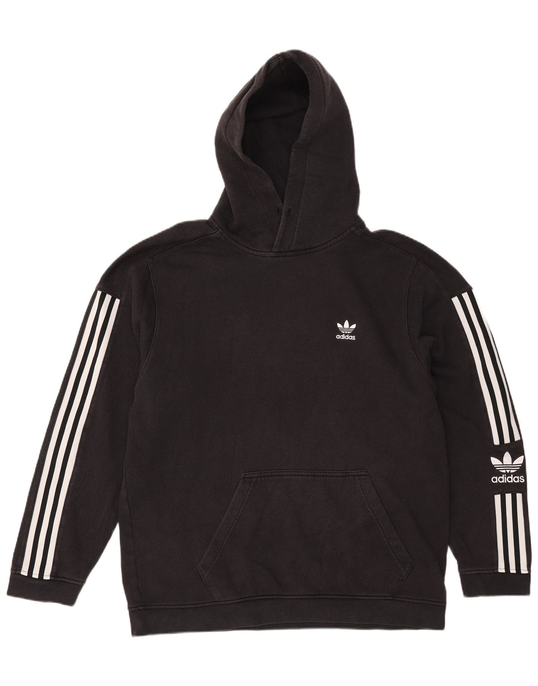 Adidas Pull à capuche pour homme en coton noir moyen