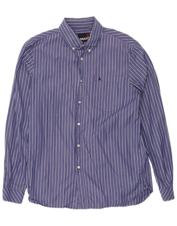 Musto Chemise Homme Bleu Moyen Rayures