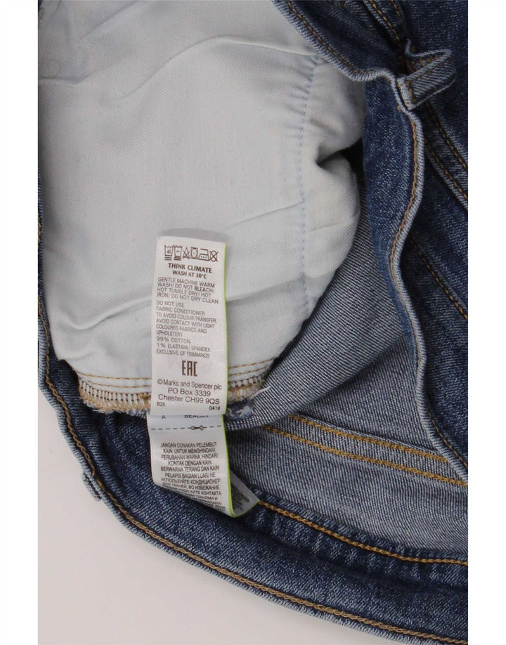 Marks & Spencer Short en Jean Homme Medium W32 Bleu Coton