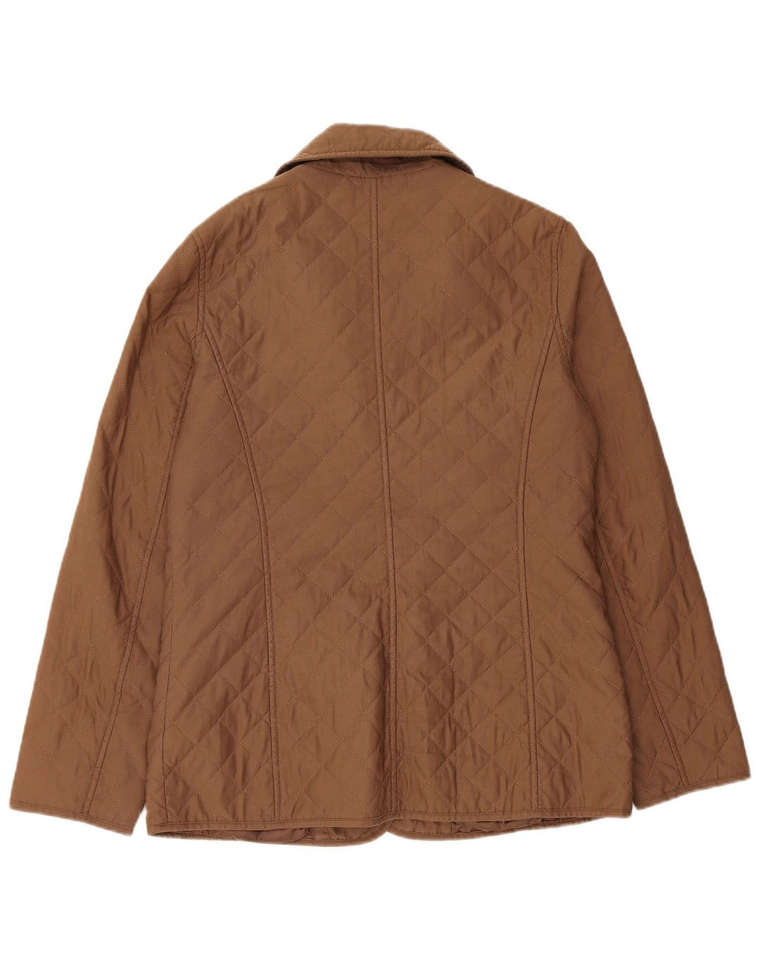 Michael Kors Veste matelassée pour femme UK 14 Polyester marron moyen