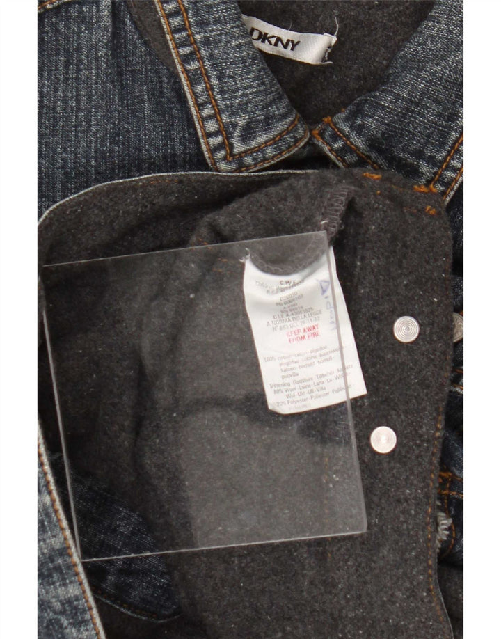 Dkny Veste en Jean Graphique Garçon 5-6 Ans Bleu Coton