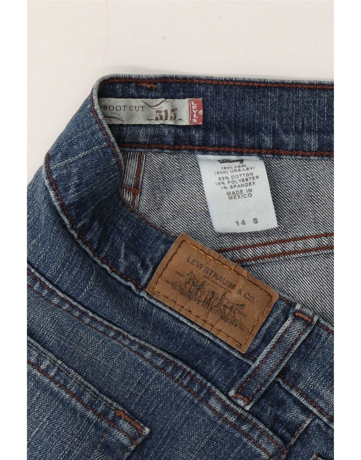 Levi's Jean Bootcut 515 Femme US 14 XL W36 L30 Bleu Coton
