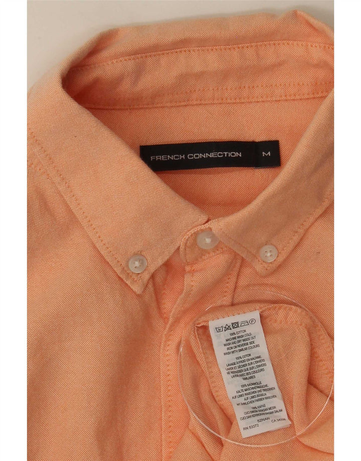French Connection Chemise Homme Orange Moyen Coton