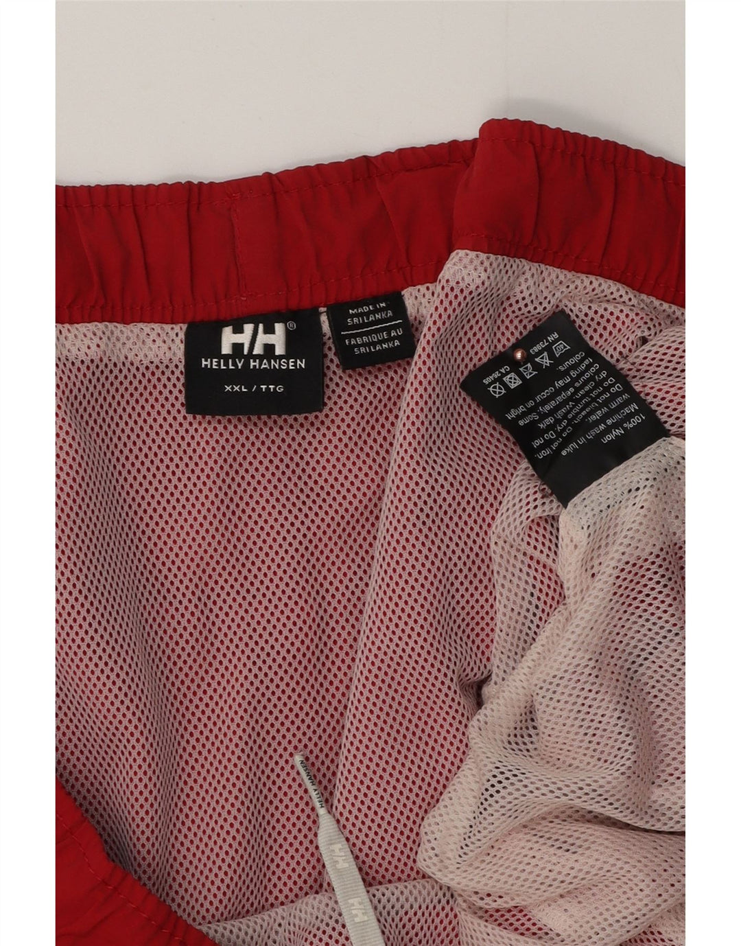 HELLY HANSEN Short de Bain Homme 2XL Rouge Nylon