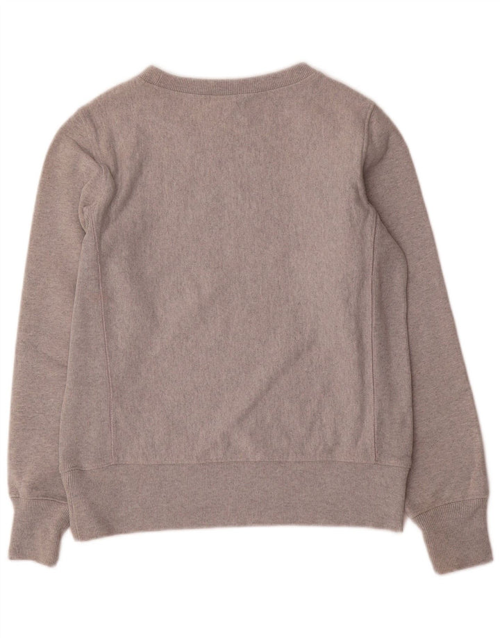Champion Sweat-shirt pour femme UK 14 Gris moyen Coton
