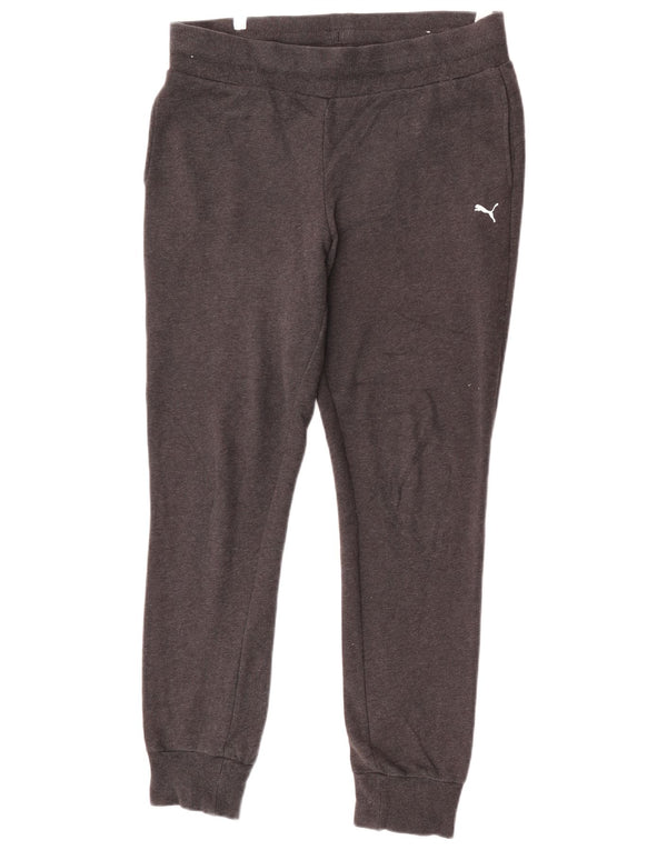 Puma Pantalon de survêtement pour femme Joggers UK 12 Gris moyen Coton