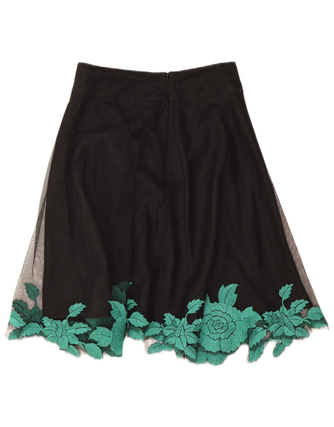 Coast Jupe trapèze pour femme W26 Smalll en polyester floral noir