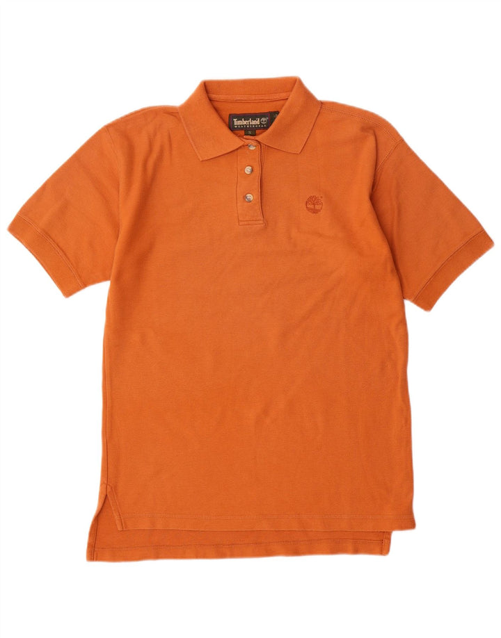 TIMBERLAND Polo Femme UK 10 Petit Orange