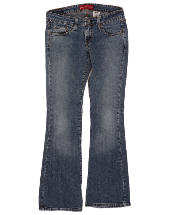 Levi's Jean 524 Super Low Bootcut Femme Moyen W30 L30 Bleu Coton