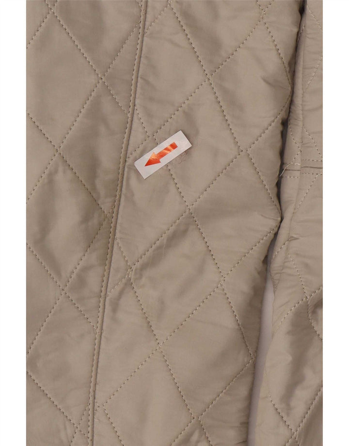 Barbour Veste matelassée pour femme UK 8 Small Off White Polyamide