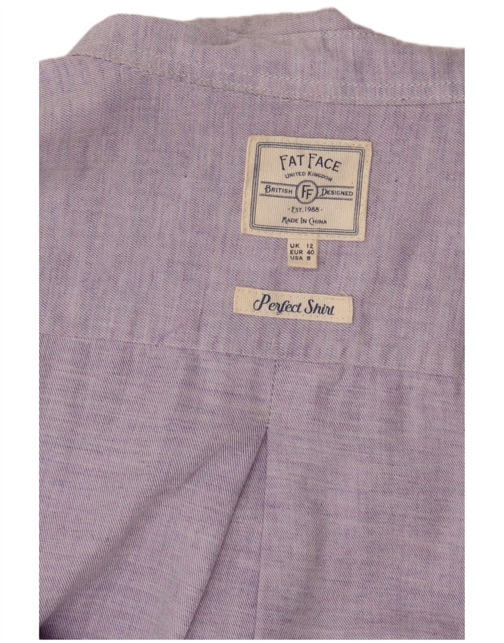 FAT FACE Chemise Homme UK 12 Violet Moyen